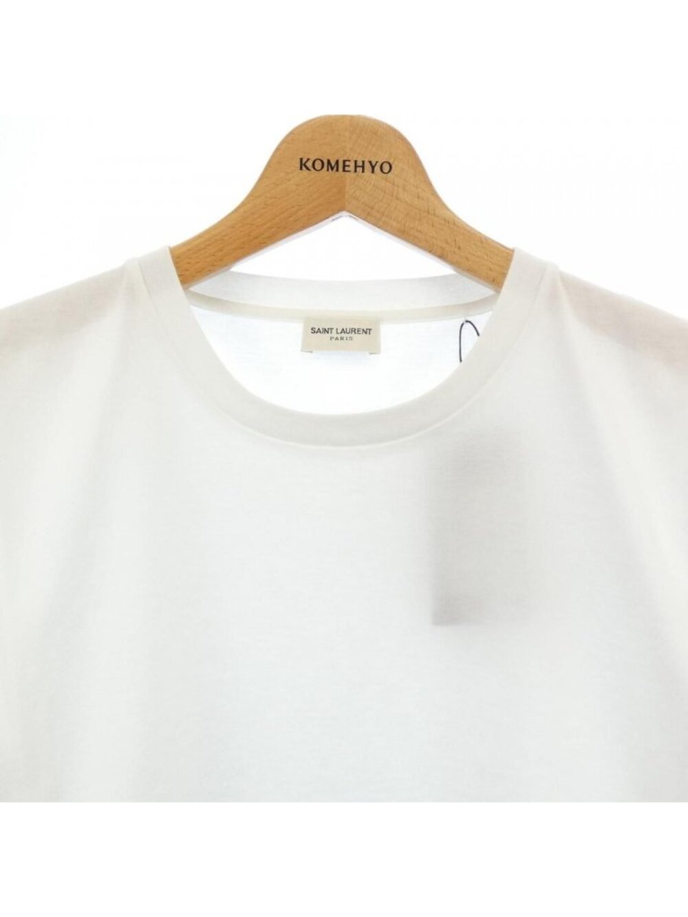 Saint Laurent T-Shirt White Translucency - Picture 5 of 6